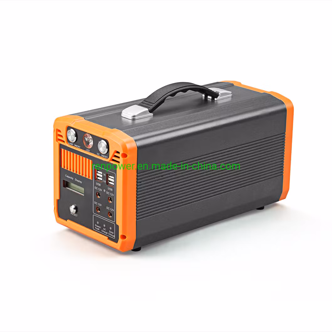 300wh 500wh Portable Power Supply 3D Hologram Battery Power Station Emergency Outdoor Camping Solar Power Bank Station