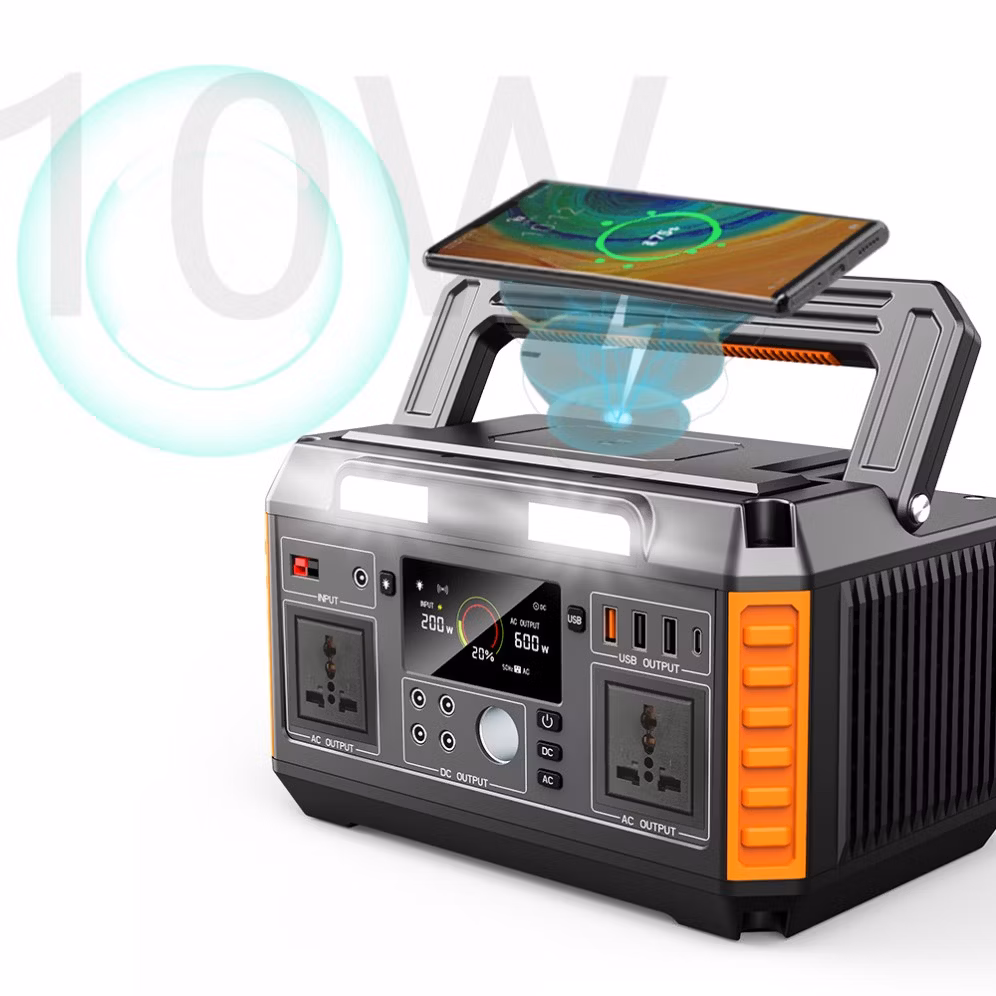 Rechargeable Solar Generator 300W 600W 1200W Portable Power Station