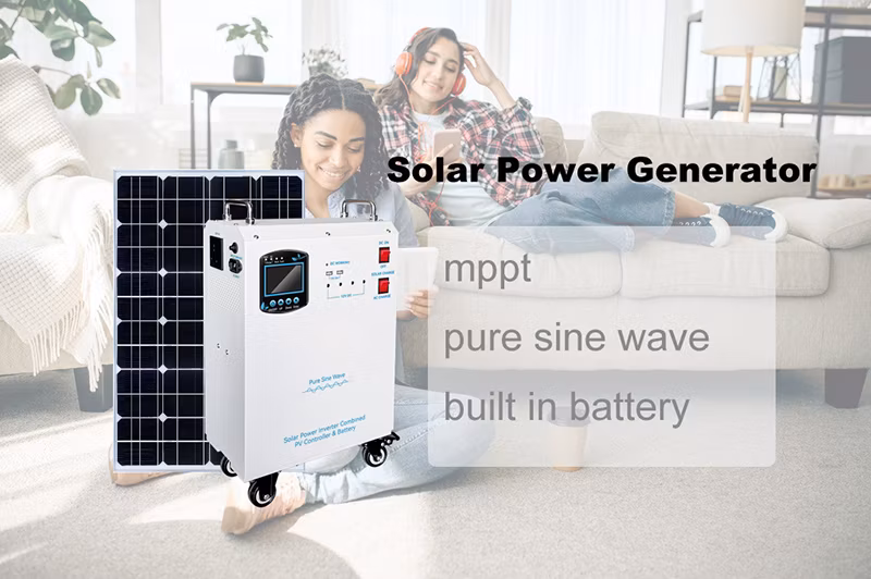 Carton Box Packaging Solar Panel Generators with ISO Certification Solar Panel Battery Lighting Power System