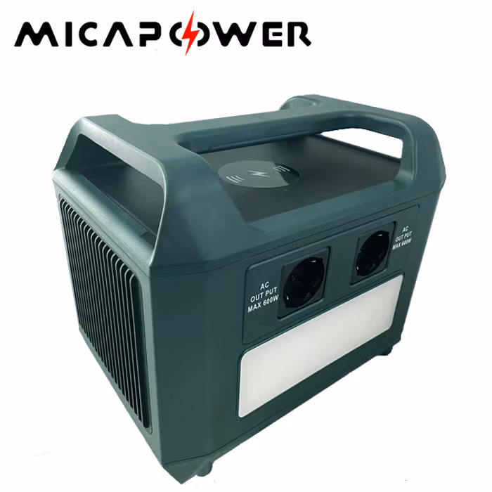 Mica 600W Best Portable Power Station for Home Use with Solar Solar Panel Emergency Portable Power Station for Home Backup