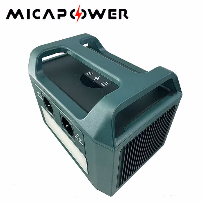 Mica Portable Power Station for Outdoor Activities with AC USB-C Pd Outlet for Camping and Hiking Emergency Backup Solar Portable Power Station