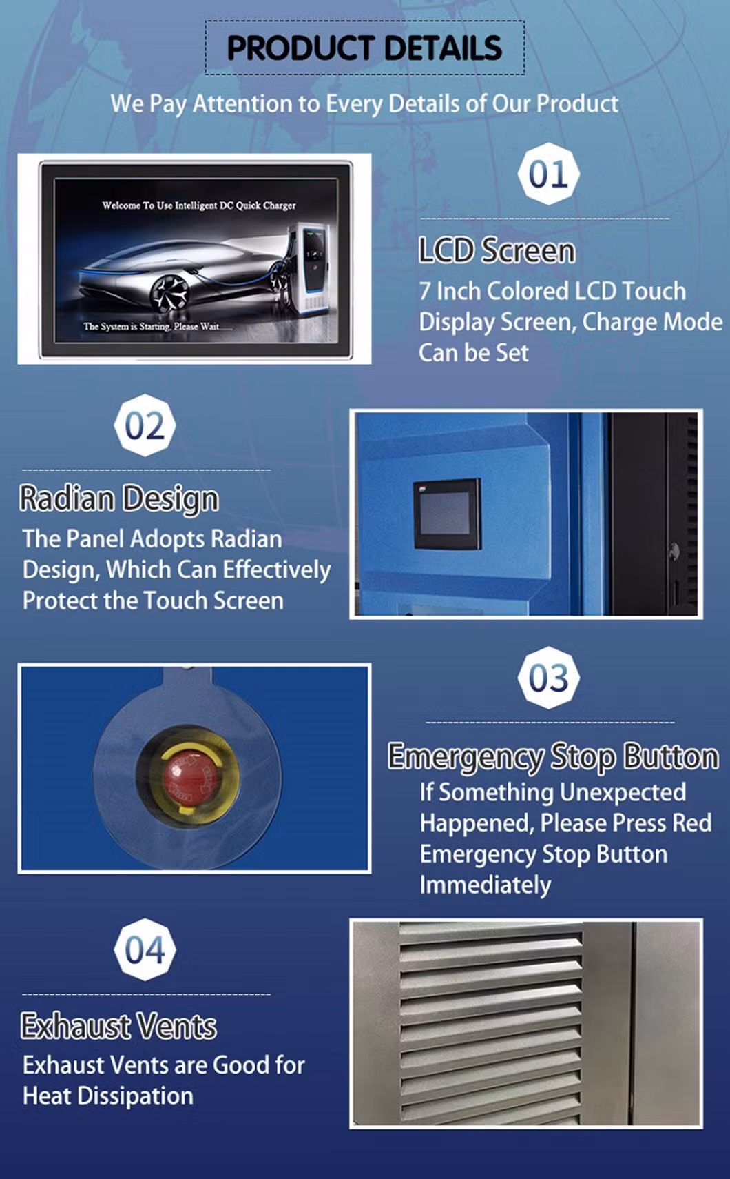 Hot Sale 120kw 150kw DC EV Fast Car Charger Fast Charging Station CCS2 EV Car Power Bank Ocpp 1.6 IP55 Commercial