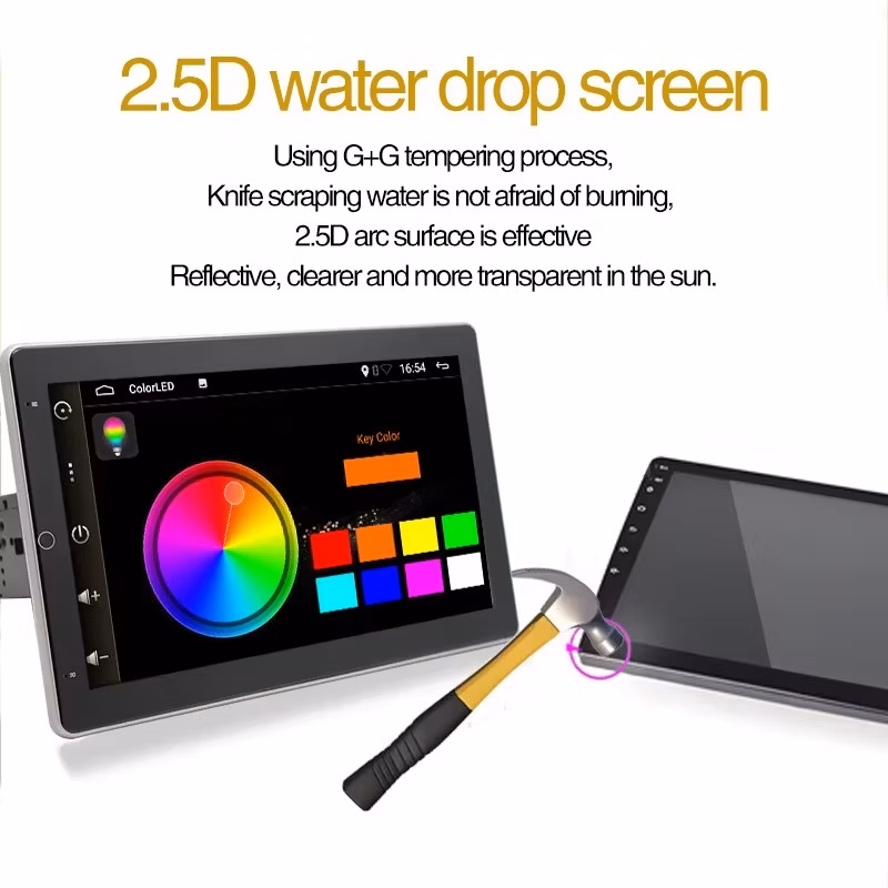 2.5D 2+32g Factory 10inch Android Car Video Single 1 DIN in Dash Car Radio GPS Navation with WiFi Mirror Link Android Car Stereo