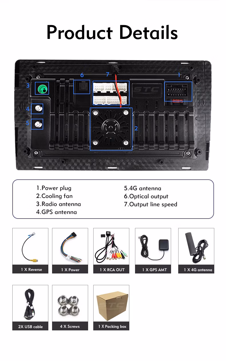 4+64/6+128 Android 11 Car Stereo 2 DIN Touch Screen Multimedia Player GPS Navigation7 Inch Portable DVD Player for Car Android