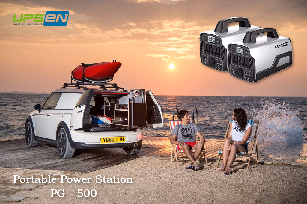 High Power 500W Portable Power Station Solar Outdoor Emergency Backup Power Generator