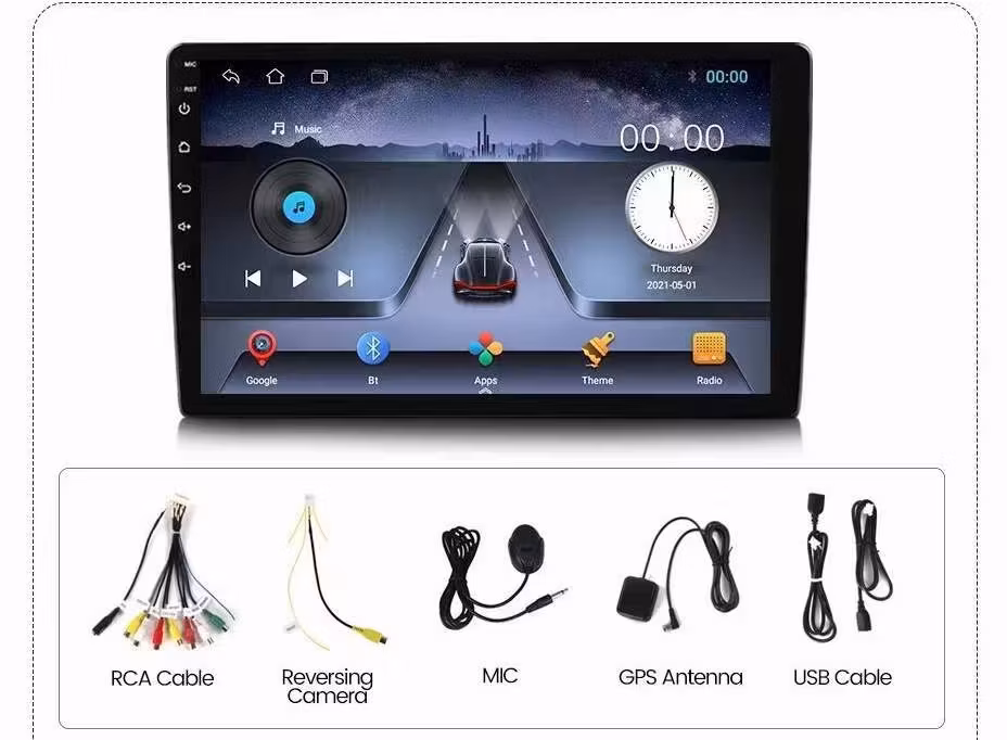 Android 11 2DIN Player Car Radio DSP Multimedia 9inch Video Car DVD Auto Radio GPS Map Player