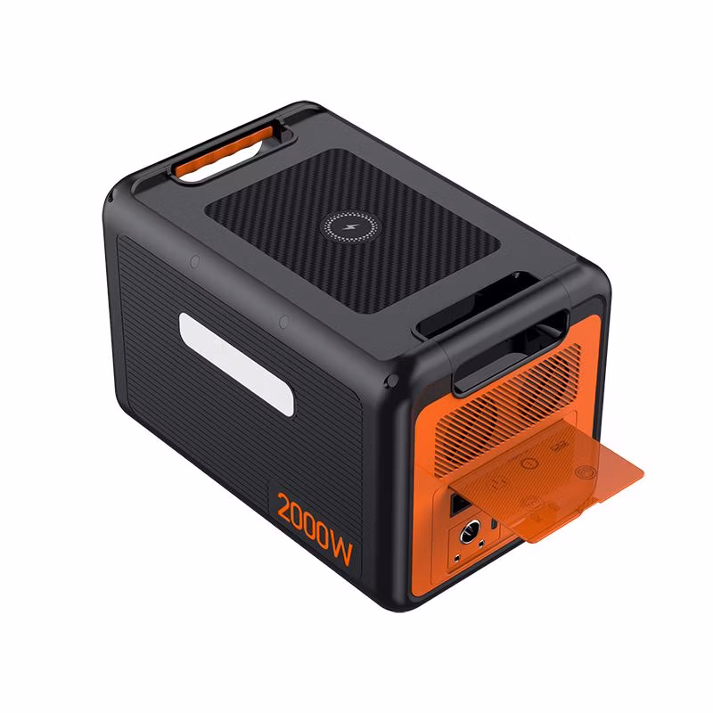 UPS Backup Power Supply 2000 Watts LiFePO4 Generators 220V Output Camping Emergency Portable Charging 2000W Energy Power Station