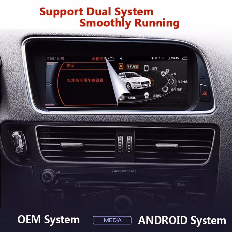 8.8inch Car Head Unit for Audi A4 B8 2009-2012 Multimedia Player Android 10.0 Car Radio DVD WiFi Google SWC Bt GPS Carplay
