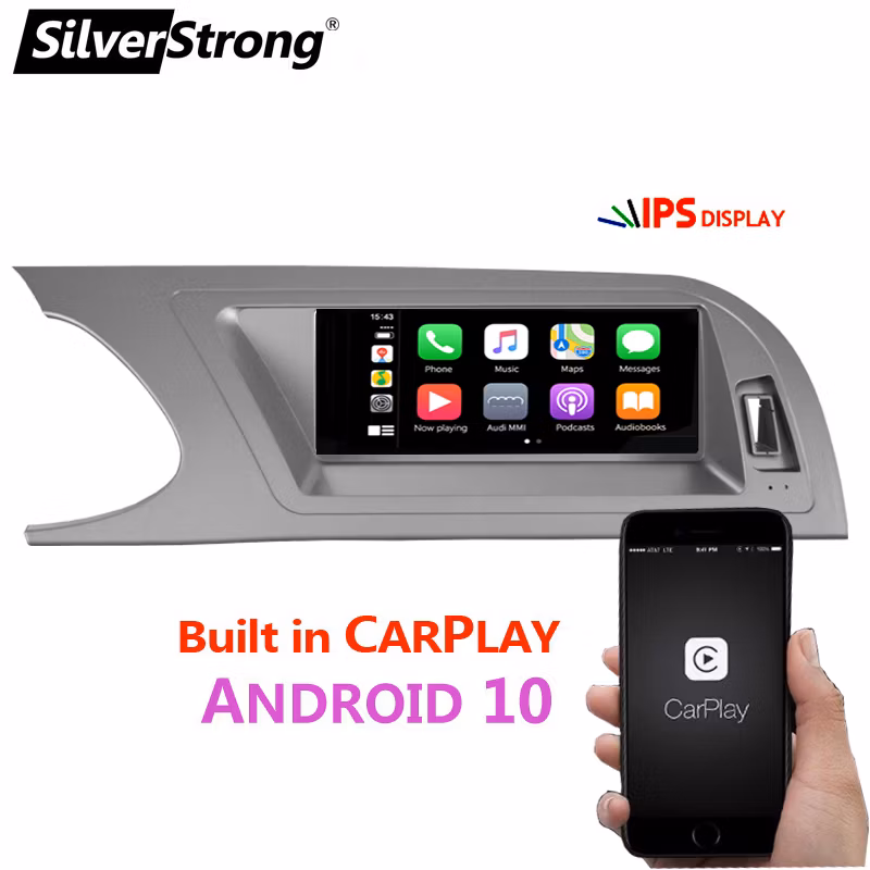8.8inch Car Head Unit for Audi A4 B8 2009-2012 Multimedia Player Android 10.0 Car Radio DVD WiFi Google SWC Bt GPS Carplay