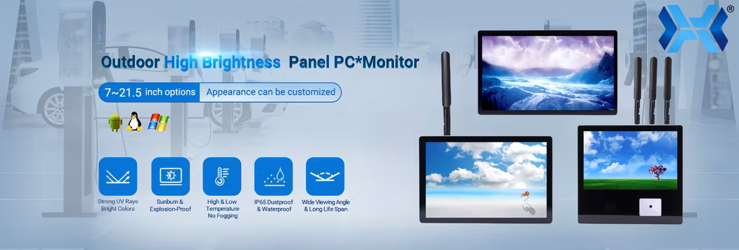 Retail 18.5 Inch Portable LCD Touch Kiosk Android LCD Digital Signage Media Outdoor Advertising Player