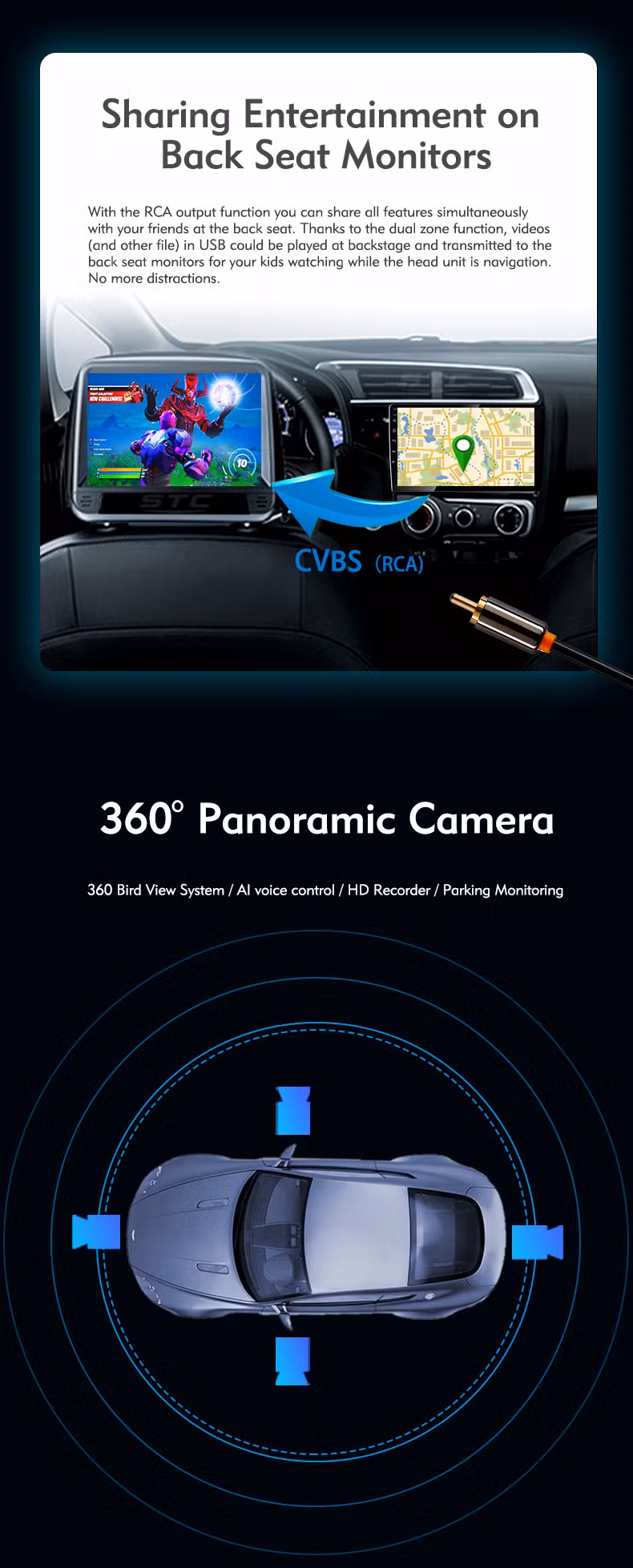 4+64/6+128 Android 11 Car Stereo 2 DIN Touch Screen Multimedia Player GPS Navigation7 Inch Portable DVD Player for Car Android