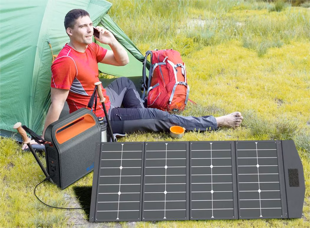 Fast Charging Battery Mobile Power Station Solar Power Generator Home Emergency