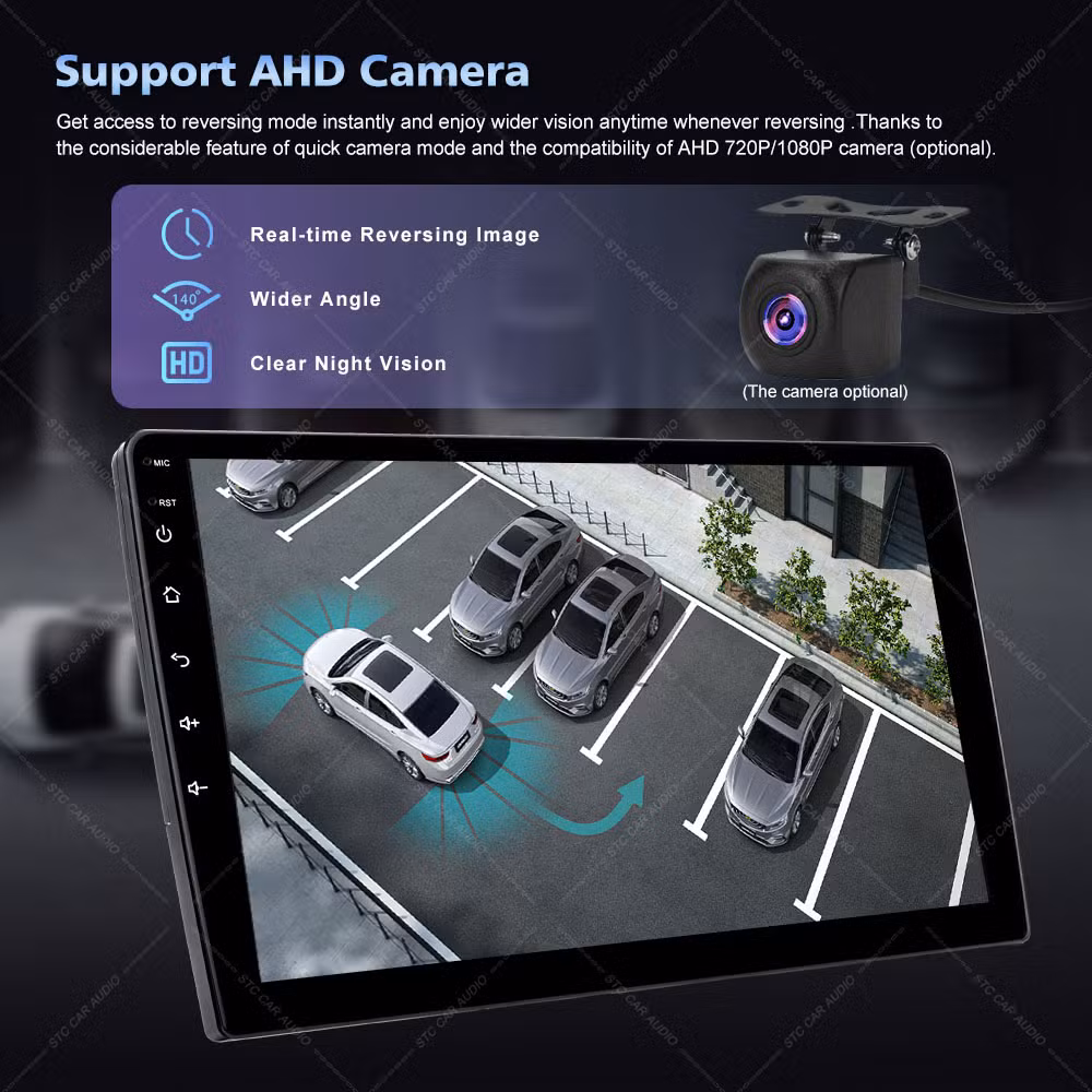 The New Universal 9 Inch Car Radio Play DVD Player Carplay Android Auto MP5 Video Player
