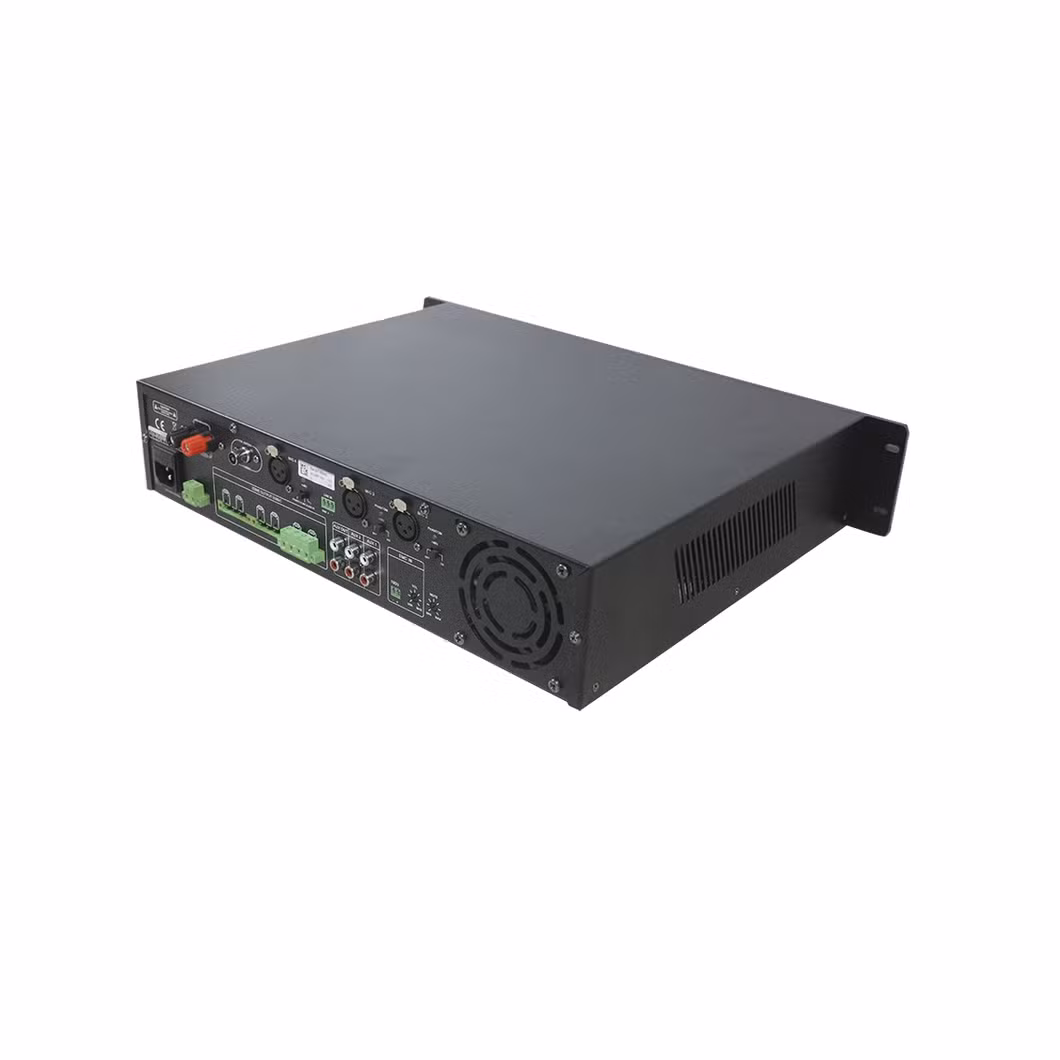 High Quality New Arrival 6 Zones Mixer Amplifier with DAB Phantom Power Individual Volume Control