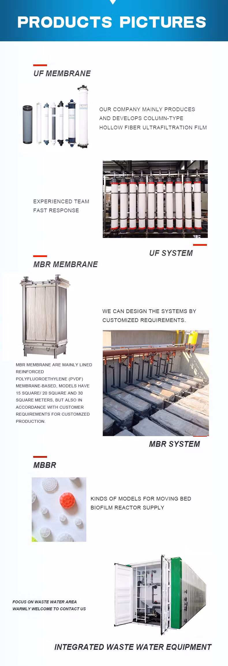 Portable Mobile Container Water Filter UF Integration System