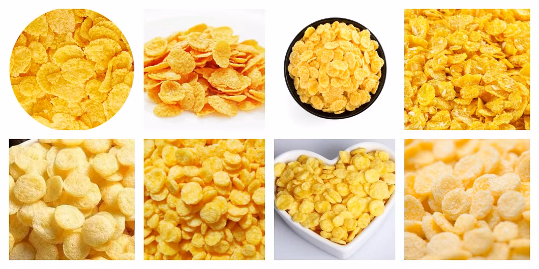 Intelligent Automatic Industrial Breakfast Cereal Corn Flakes Manufacturing Machinery and Equipment