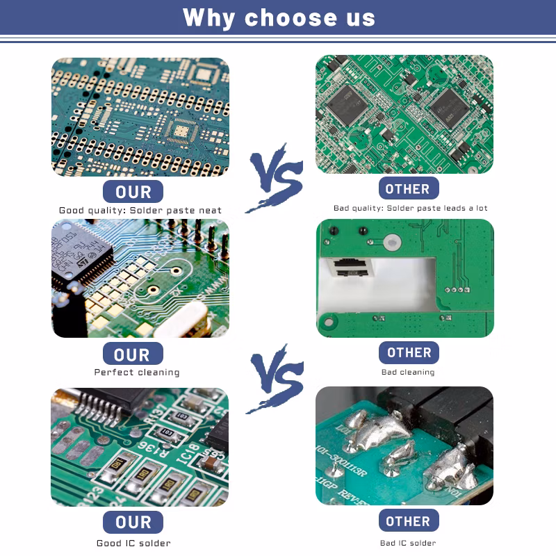 Quick Turn PCB Assembly IoT Integration Automation and Robotics PCBA for Wearable Technology and Solar Inverter