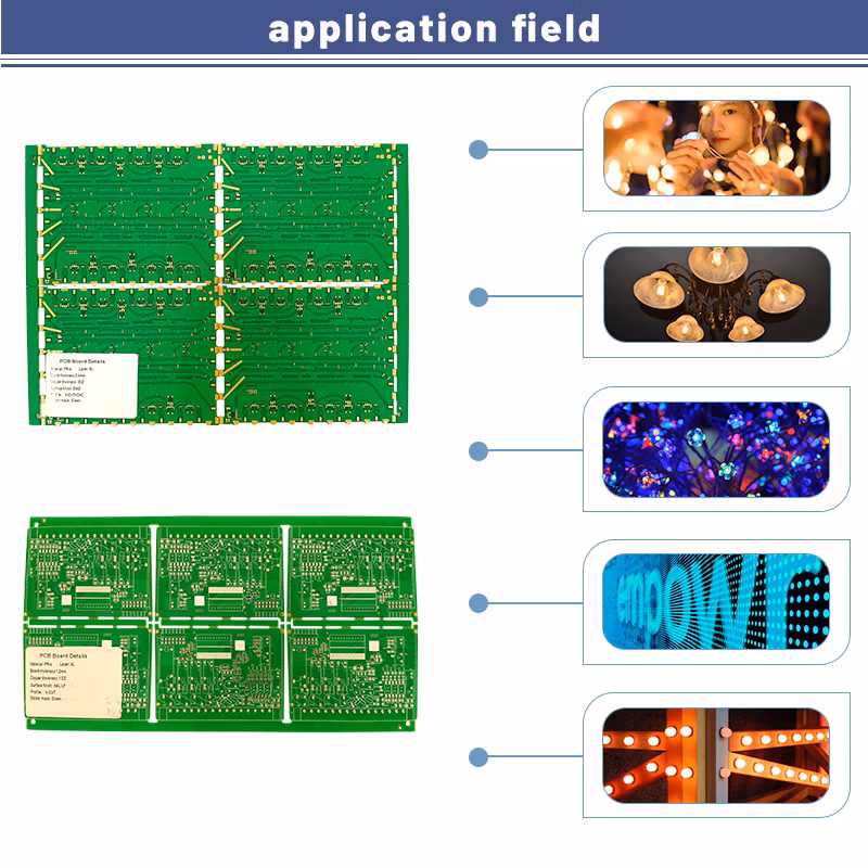 Quick Turn PCB Assembly IoT Integration Automation and Robotics PCBA for Wearable Technology and Solar Inverter