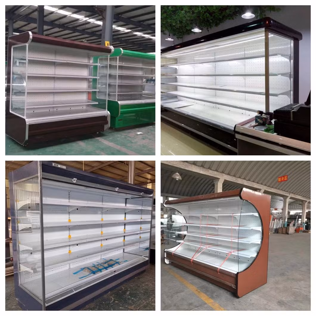 Supermarket Mini Island Display Cabinet Vegetables and Fruits Fresh-Keeping Freezer Convenience Store Yogurt Beverage Refrigerator Commercial