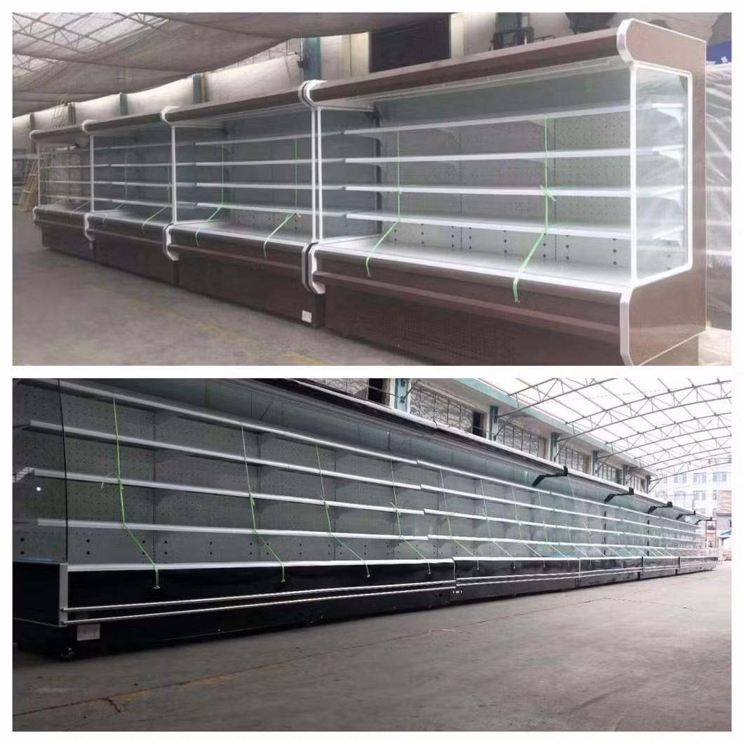 Supermarket Mini Island Display Cabinet Vegetables and Fruits Fresh-Keeping Freezer Convenience Store Yogurt Beverage Refrigerator Commercial