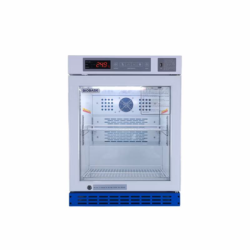 Biobase Laboratory Compact Refrigerator 25 Liter Logo Customization Compressor Commercial Mini Fridge with Light Box