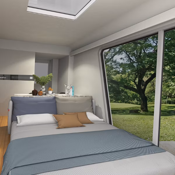 The Latest Design Internet Celebrity One-Stop Punch-in Prefab House Hotel Intelligent System Large Viewing Windows
