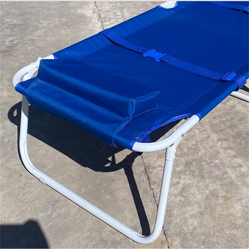 Factory Cheap Single Metal Emergency Relief Folding Bed Frame Sheet Steel Emergency Relief Folding Bed for Hospitals Temporary Isolation Areas