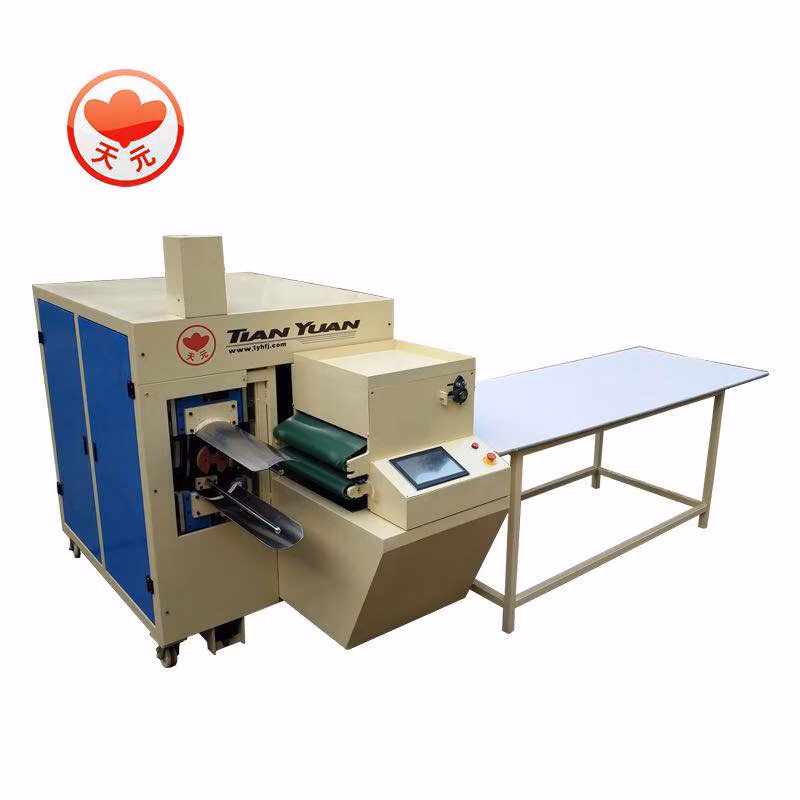Automatic Quilt Quilting Wadding Mattress Comforter Sleeping Bag Pillow Cushion Blanket Duvet Rolling Coiling Winding Packing Machine