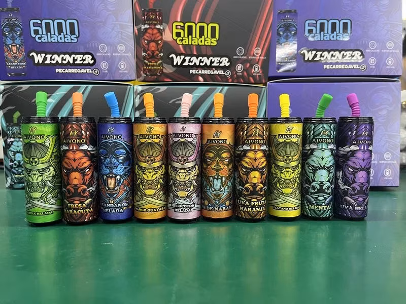 Aivono Aim Winner Disposable E Cigarette OEM Wholesale Vape Coke Bottle Vaporizer 6000 Puff Free Vape Pen Starter Kit