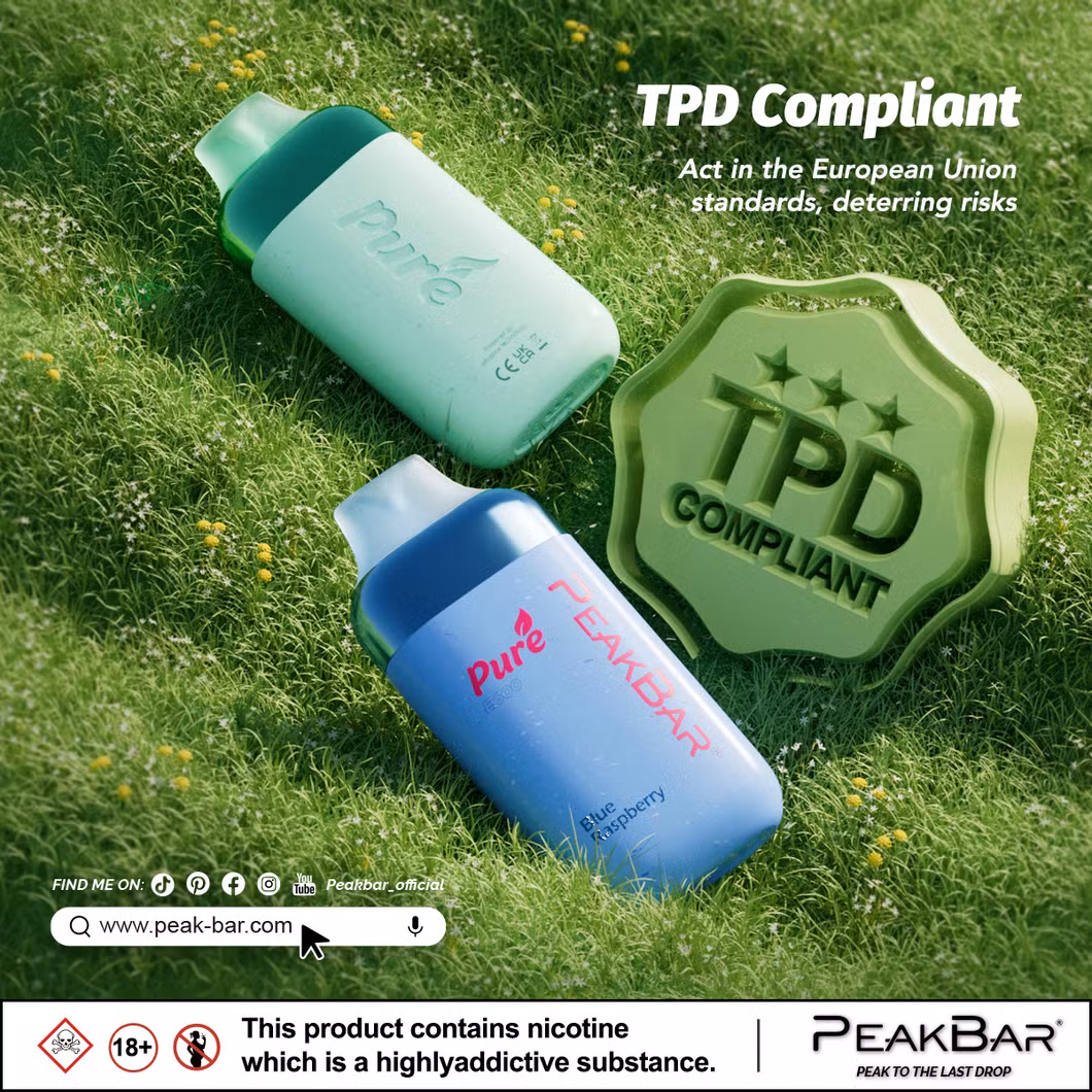 Rechargeable Disposable Vape Pen with 1.2Ω Resistance and 2ml E-Liquid
