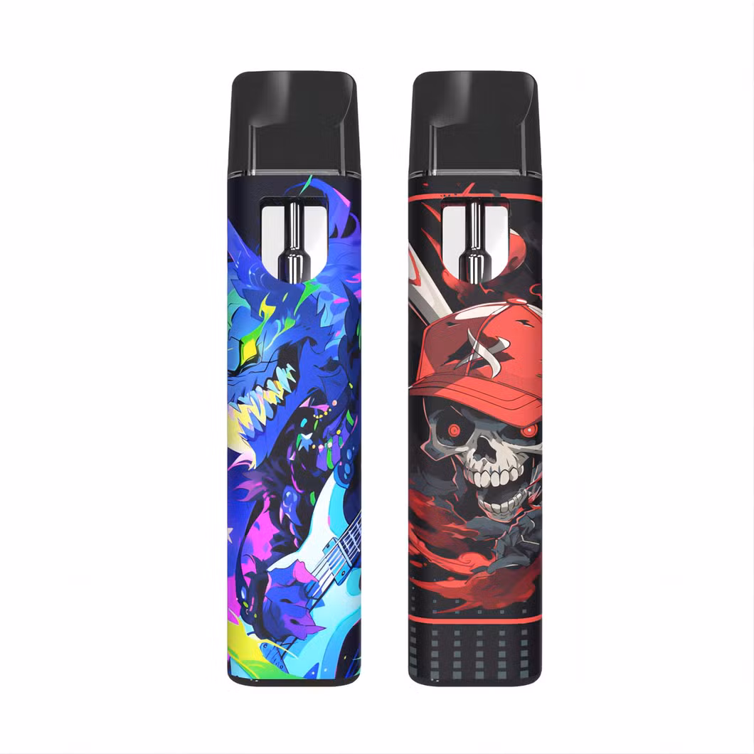 Wholesale 1.0ml Inhale Activated Empty Disposable Vape Pod System Snap-Fit Child-Proof Mouth Cap Type-C Bottom Charging OEM Pod Disposable Carts for Live Resin