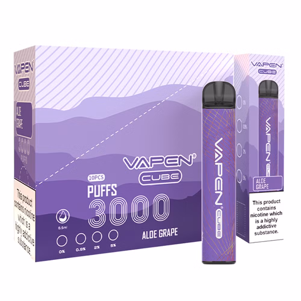 Factory Wholesale 3000puffs Vapen Cube Disposable Vape