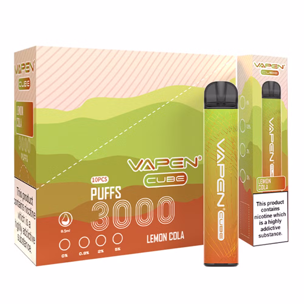 Factory Wholesale 3000puffs Vapen Cube Disposable Vape