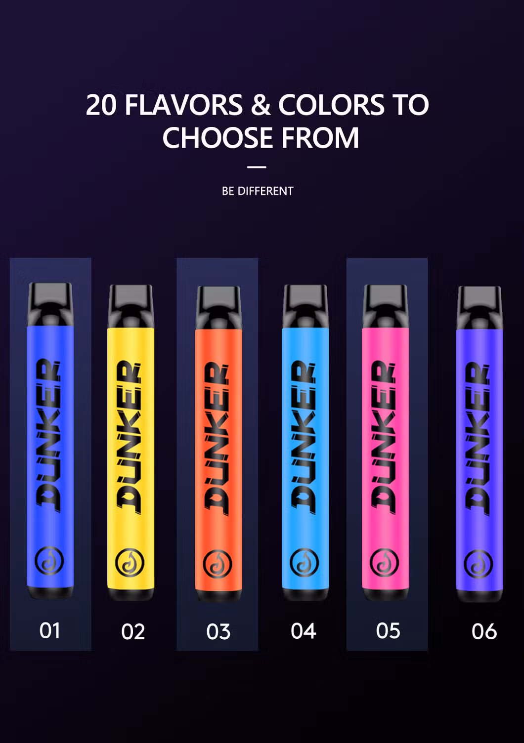 China Manufacturer Offer Mini E Cigarette 600 Puffs Vape Pens