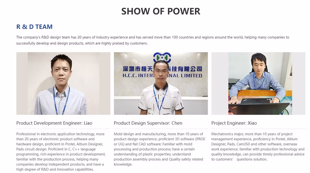 China Factory OEM Services Provided PCBA Assembly/SMT