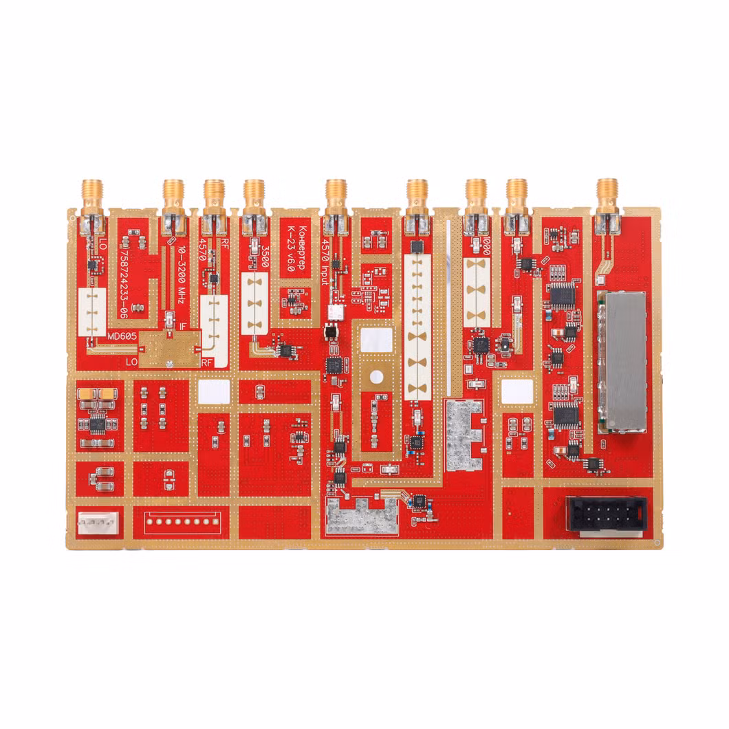 High Density Multilayer PCB Board High Precision 4 Layers OSP Ultrasonic Driver PCB Drone RC Car Circuit Boards Black Solder PCB
