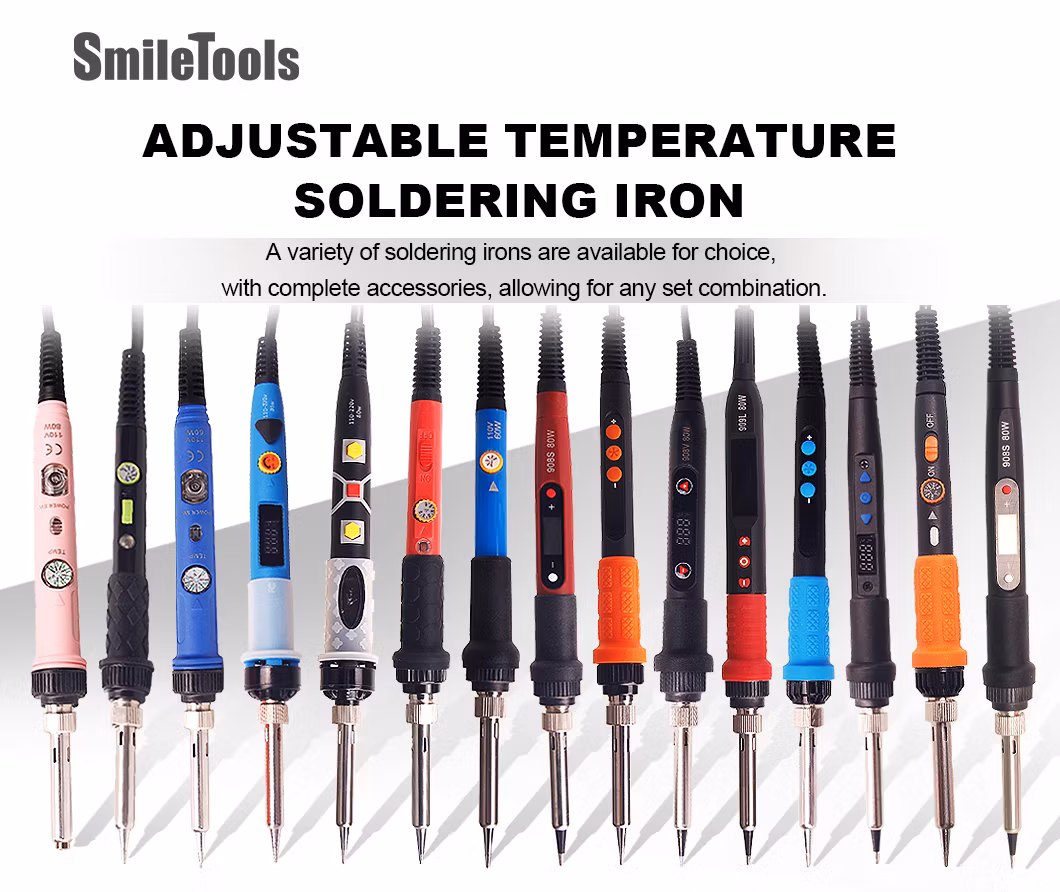 Soldering Station, 80W Soldering Iron Kit with Smart Temperature Control Soldering Practice Kit for School Lab