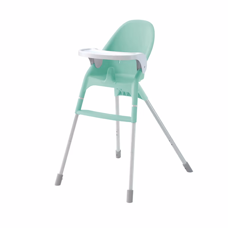 Factory Outlet Modern Design Style Detachable Double Plates Dining Baby High Chair for Baby Feeding