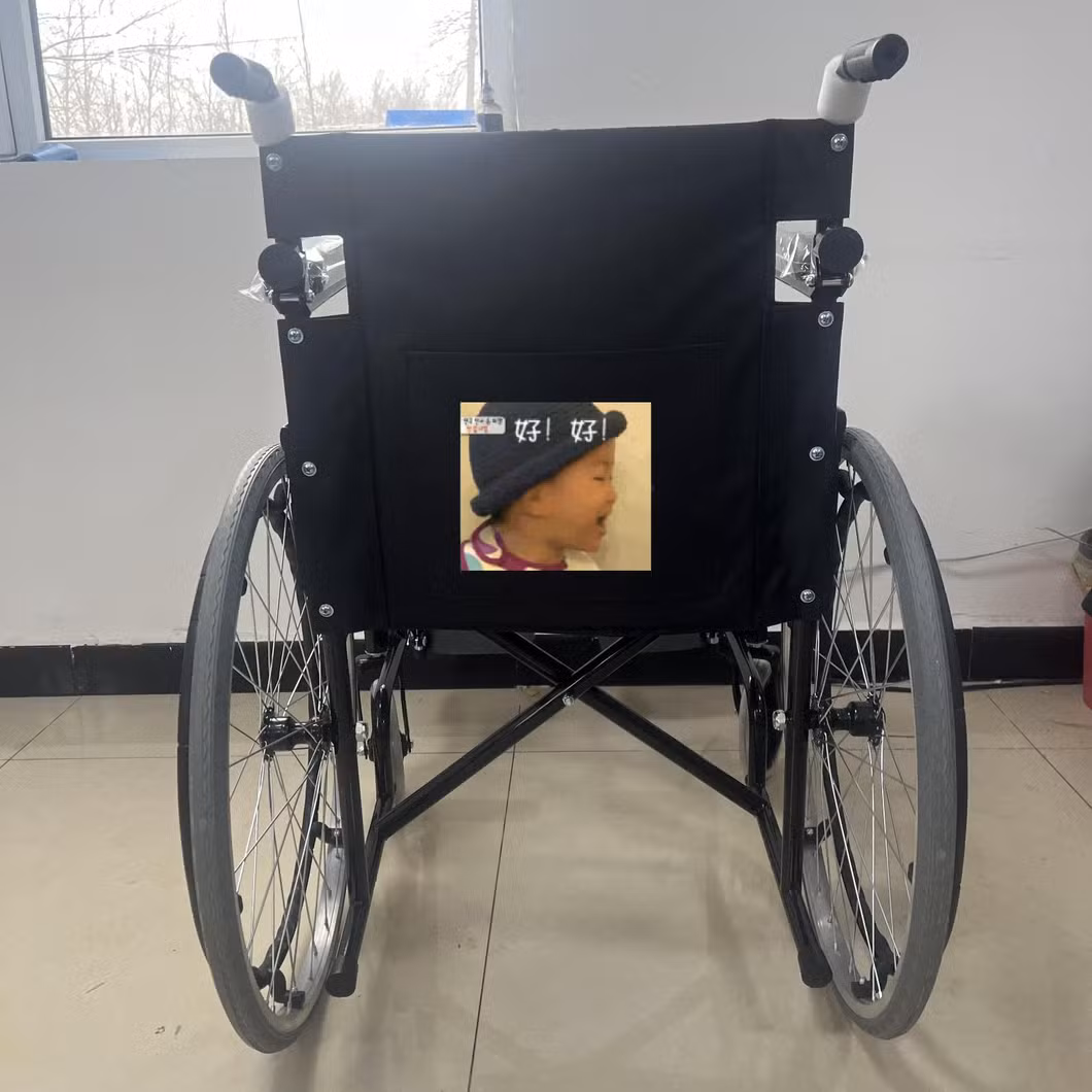 Dynasty Portable Folding Elderly Wheelbarrow Thickened Manual Wheelchair Potty Disabled Family Rehabilitation Therapy Supplies
