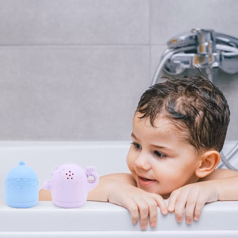 Factory High Quality Silicone Bath Brush Hair Head Washing Baby Shower Soft Silicone Bath Body Brush
