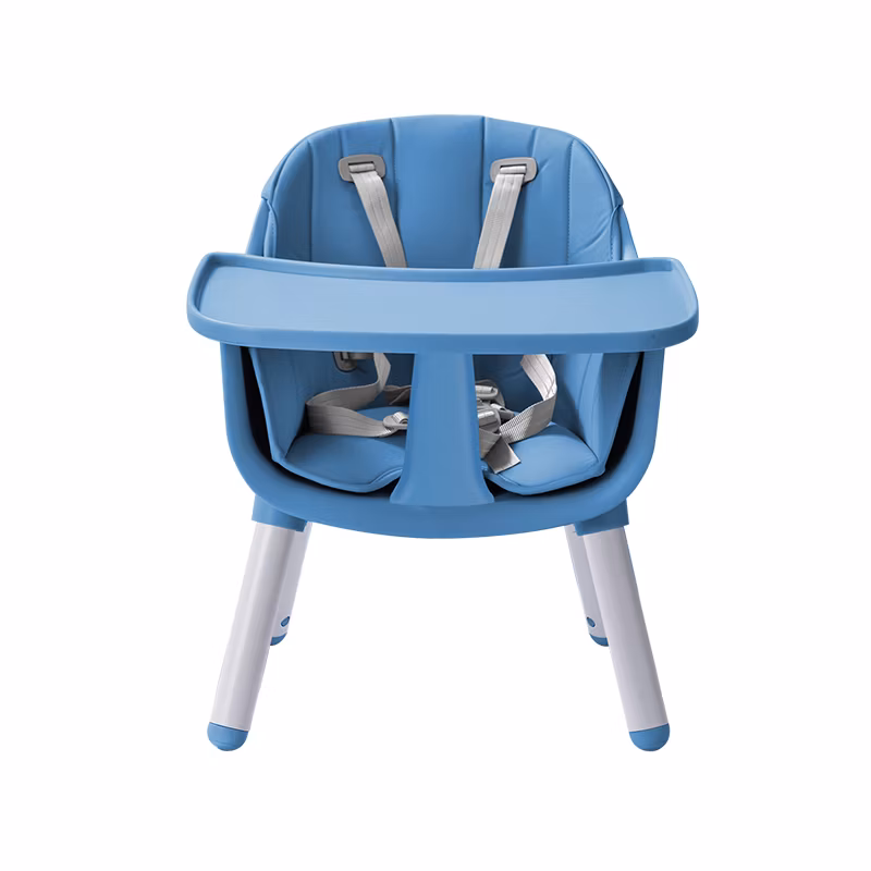 Easy Assembling 5 Point Safe Belt Portable Children Baby Dining Table Chair