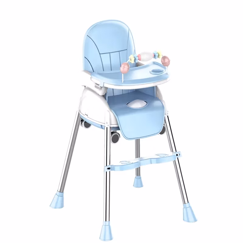 High Quality Multi-Functional Children′ S High Chair Portable Folding Kids Table Dining Chair