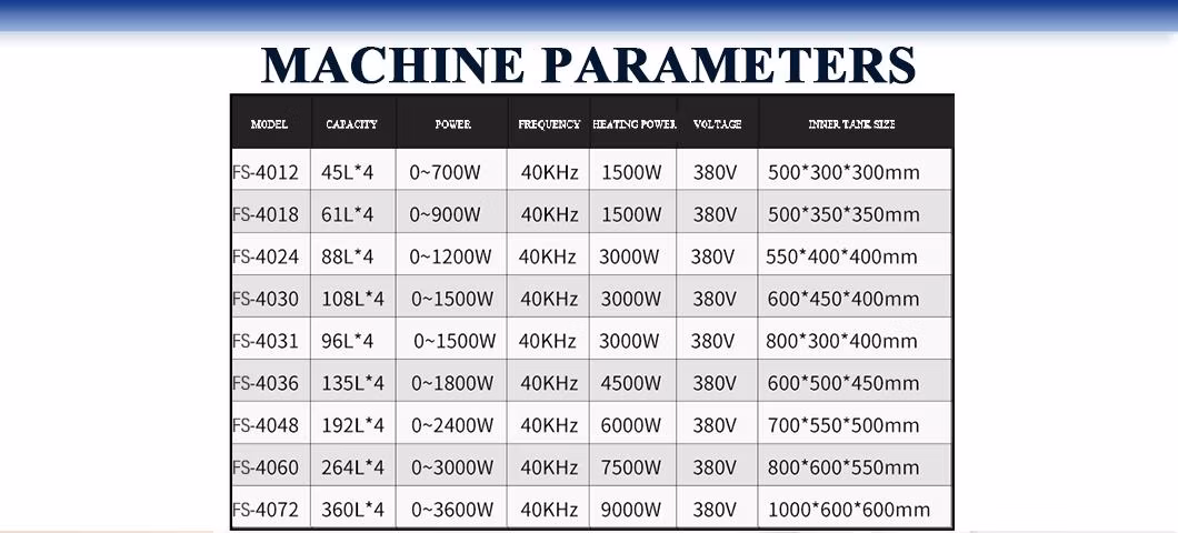 Frequency High Power Customized Engine Ultrasonic Cleaning Cleaner or Bath