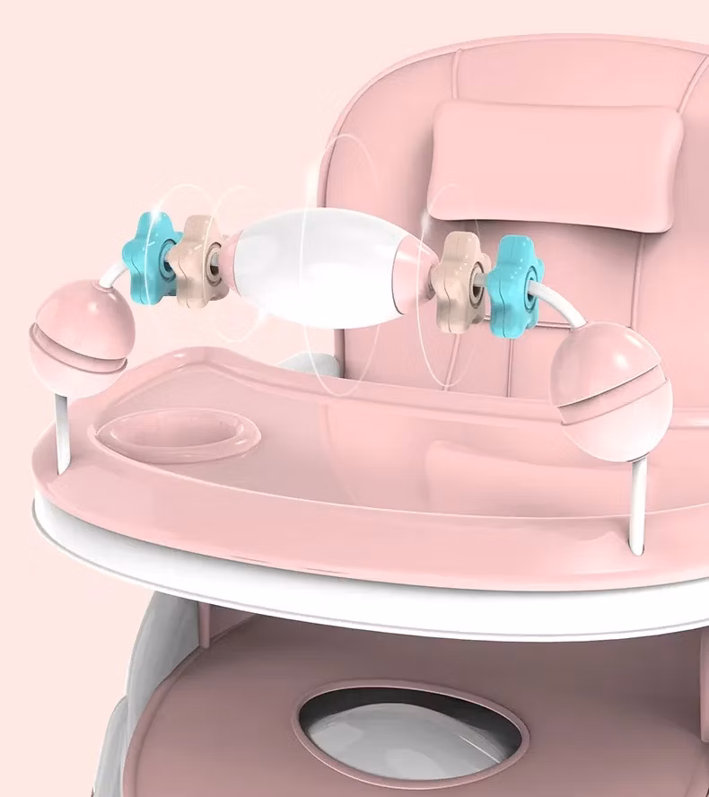 New Design Booster Seat Baby Dining Feeding High Chair with Soft Cushion Hot Sale