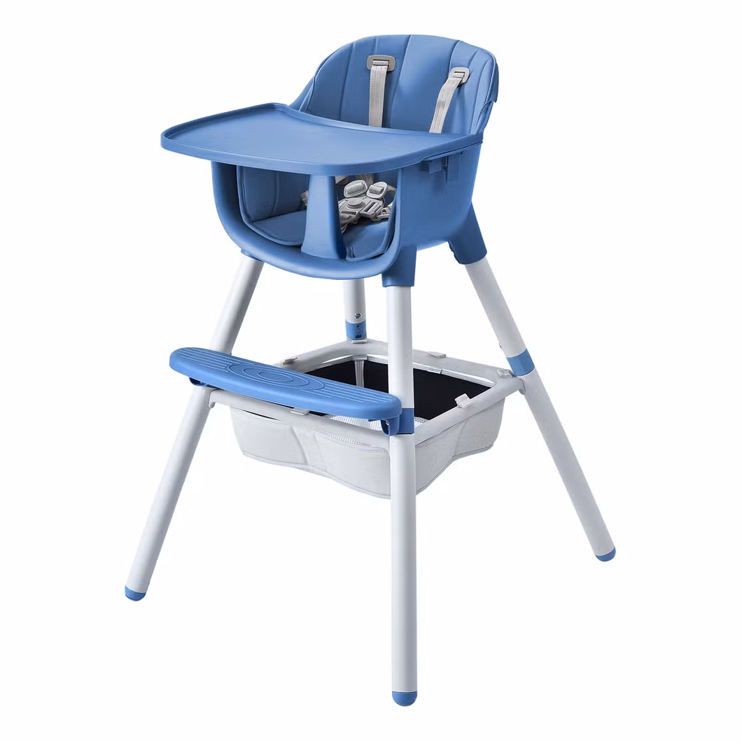 Easy Assembling 5 Point Safe Belt Portable Children Baby Dining Table Chair