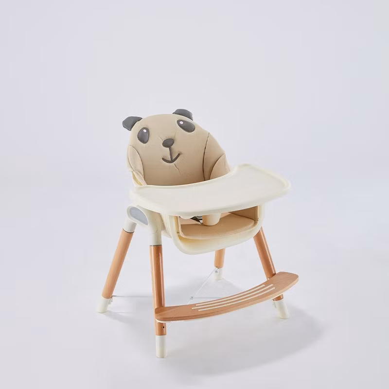 Dining Room Wooden Material Travel Seat Baby High Chair for Children Feeding
