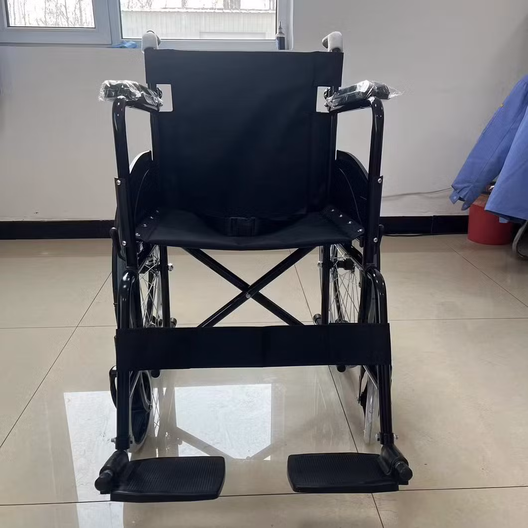 Dynasty Portable Folding Elderly Wheelbarrow Thickened Manual Wheelchair Potty Disabled Family Rehabilitation Therapy Supplies