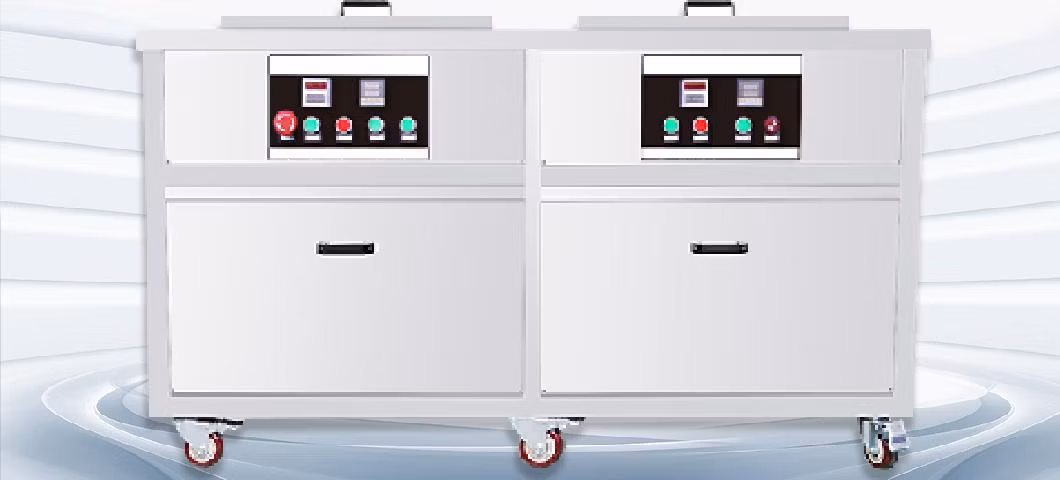 Fs-2060 2-Slot Stainless Steel Ultrasonic Bath for Cleaning Steel Structural Parts