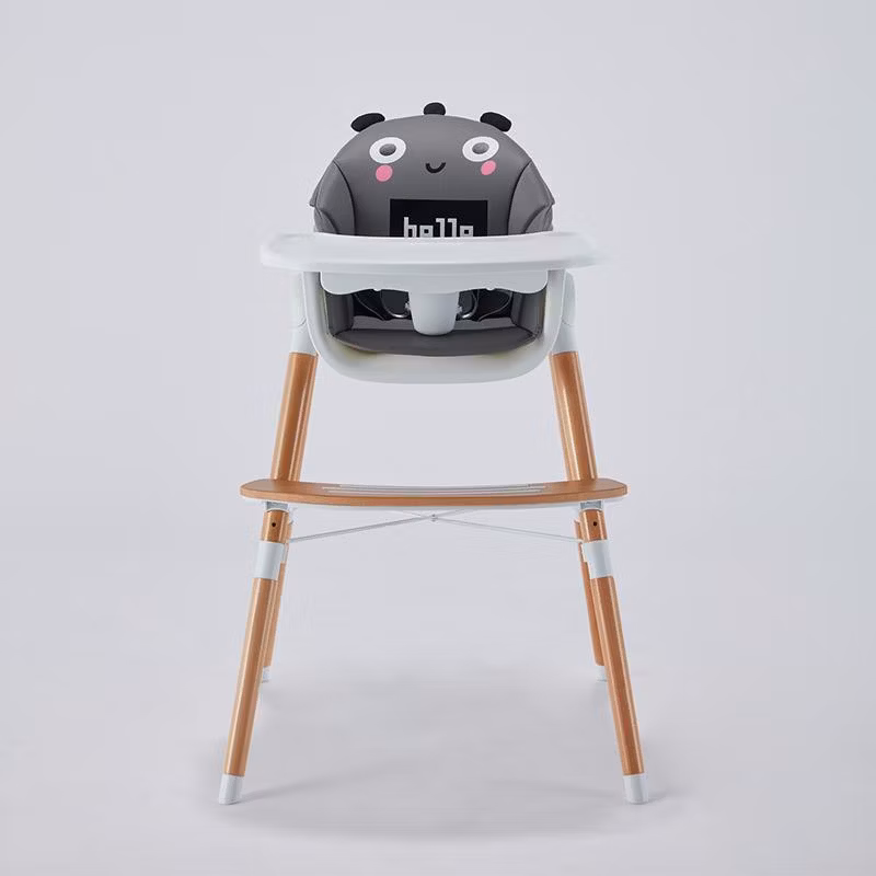 Dining Room Wooden Material Travel Seat Baby High Chair for Children Feeding