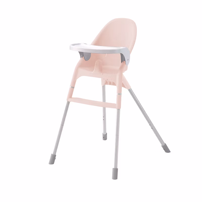 Factory Outlet Modern Design Style Detachable Double Plates Dining Baby High Chair for Baby Feeding